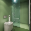 72_BUILT IN toilet, BUILT IN shower_sea-green_des. V. Ambroz_Corian®