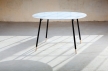 03AMOSDESIGN - table L-corian, metal design by Adam Turecek